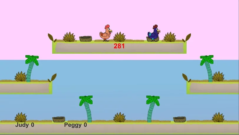 Изображение игры: Cannibal Chickens