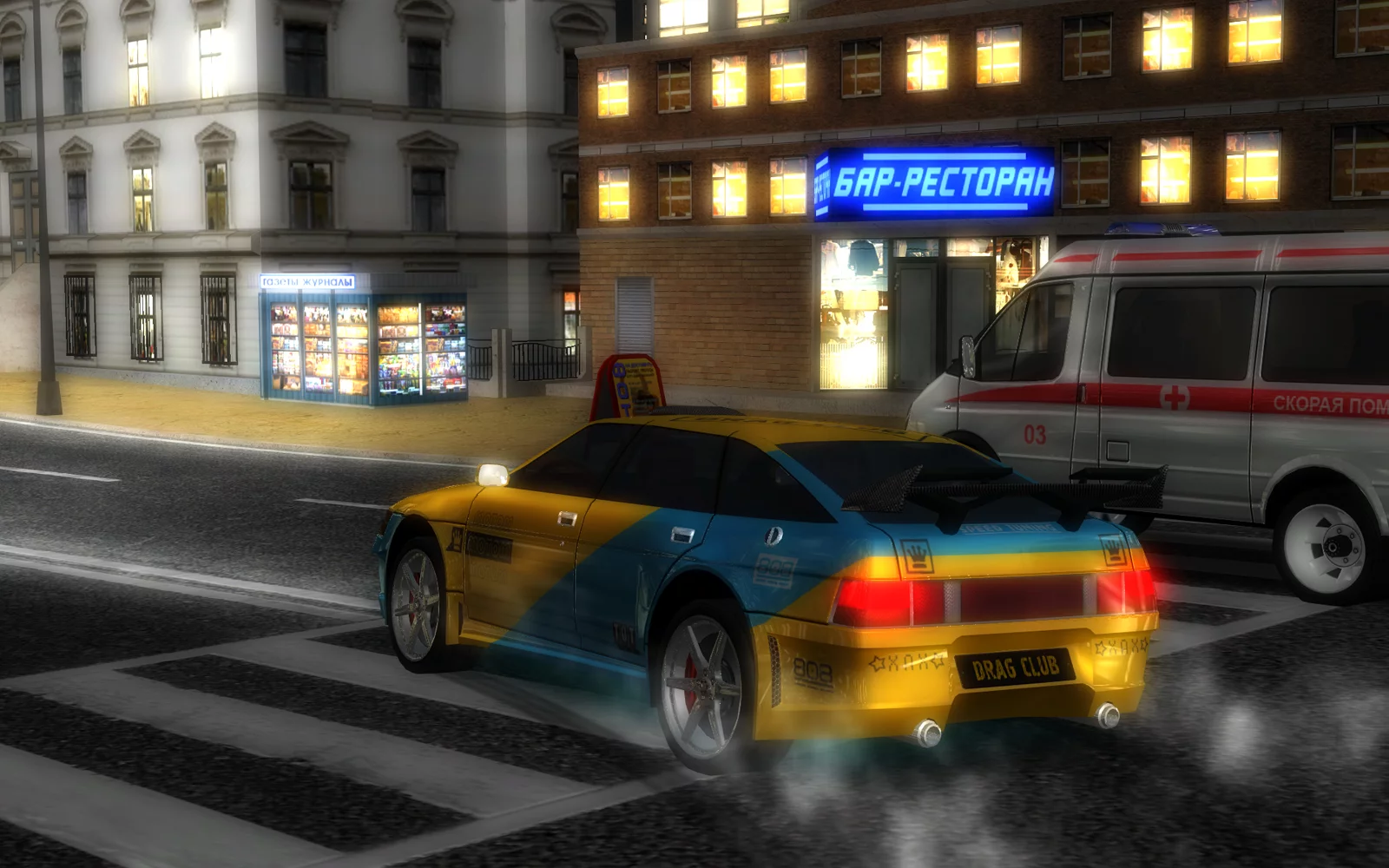 Изображение игры: Russian Street Racing. Рейсеры против ГАИ