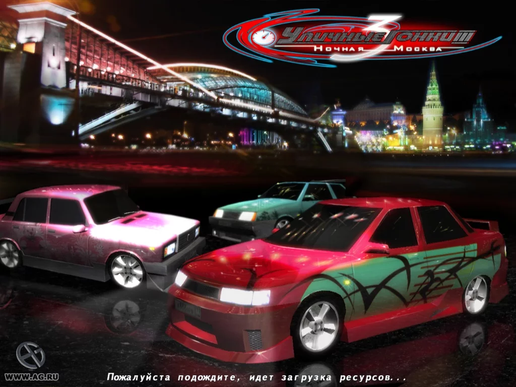 Изображение игры: Уличные гонки. Ночная Москва 3
