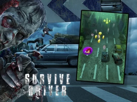 Изображение игры: A Survive Driver Free: Best 3D Driver Game in Post Apocalyptic Setting with Zombies and Car Upgrades