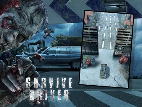 Изображение игры: A Survive Driver Free: Best 3D Driver Game in Post Apocalyptic Setting with Zombies and Car Upgrades