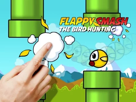 Изображение игры: Flappy Smash: The Bird Hunting - Best Quick Arcade Game for Time Killing to The Fun of Whole Family