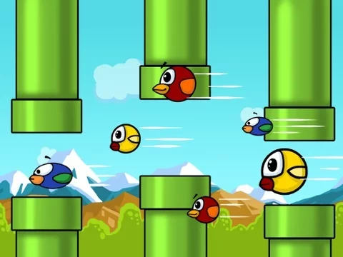 Изображение игры: Flappy Smash: The Bird Hunting - Best Quick Arcade Game for Time Killing to The Fun of Whole Family