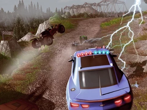 Изображение игры: A Death Racer 3D Free: Best Road Battle of All Vehicles