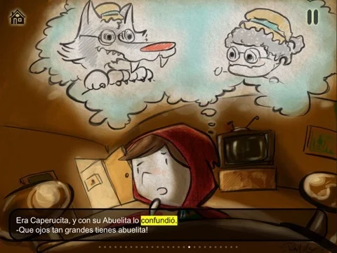 Изображение игры: Little Red Riding Hood - Cards Match Game - Jigsaw Puzzle - Book (Lite)