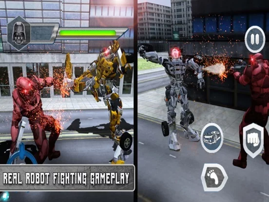 Изображение игры: Robot War Sim - City of Robots
