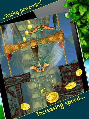 Изображение игры: Jungle Rumble – The Prehistoric 3D Fun Arcade Challenge Game with Angry Dinosaurs, Birds and Coins