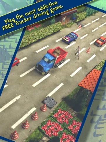 Изображение игры: Truck on the Move: Best 3D Free Driving Challenge Game with Highway, City and Quick Cargo Delivery