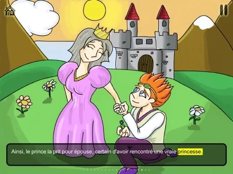 Изображение игры: The Princess and the Pea - Cards Match Game - Jigsaw Puzzle - Book (Lite)