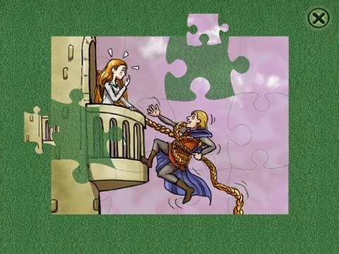 Изображение игры: Rapunzel - Book - Cards Match - Jigsaw Puzzle (Lite)