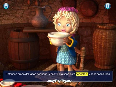 Изображение игры: Goldilocks and the three bears - Book & Games (Lite)