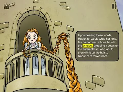 Изображение игры: Rapunzel - Book - Cards Match - Jigsaw Puzzle (Lite)
