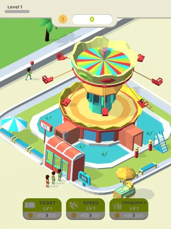 Изображение игры: Idle Amusement Park