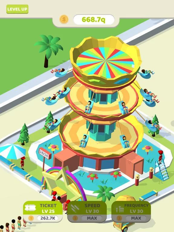 Изображение игры: Idle Amusement Park