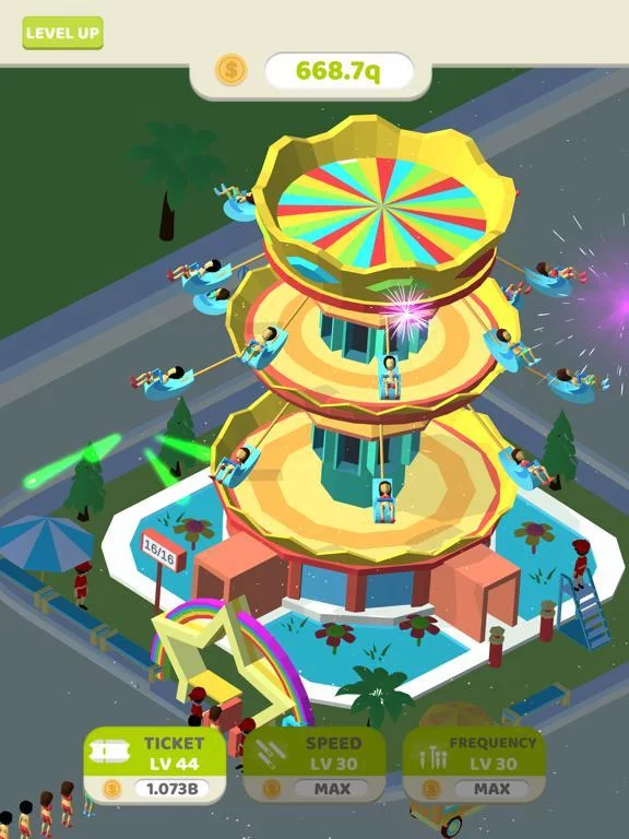 Изображение игры: Idle Amusement Park