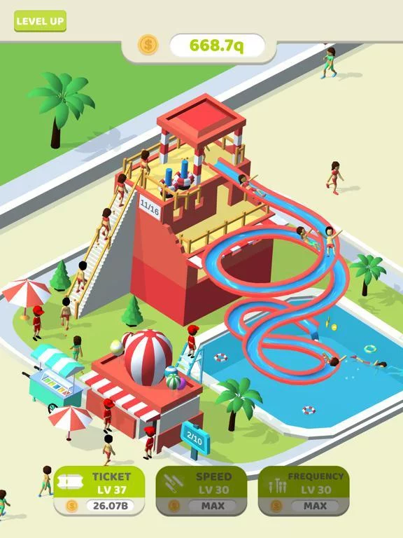 Изображение игры: Idle Amusement Park