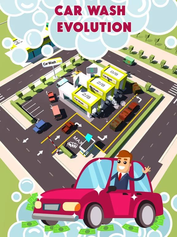 Изображение игры: Car Wash Idle