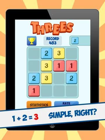 Изображение игры: Threes Free