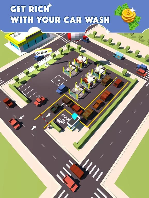 Изображение игры: Car Wash Idle