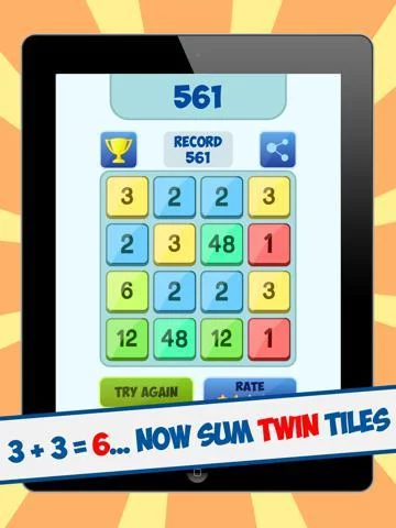 Изображение игры: Threes Free