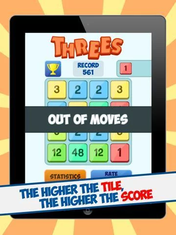 Изображение игры: Threes Free