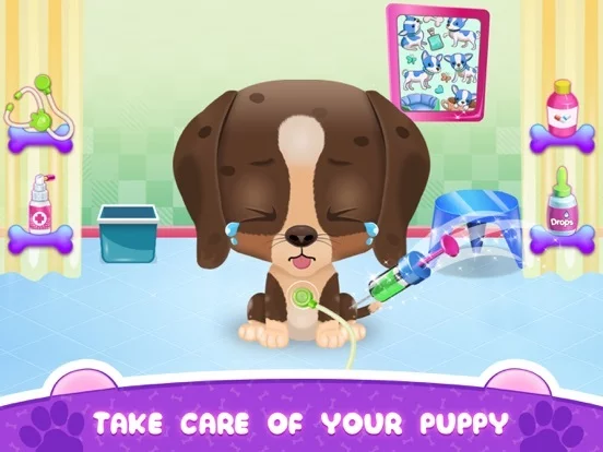 Изображение игры: Puppy Care Pet Dog Kennel
