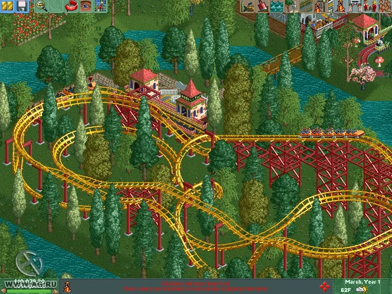 Изображение игры: RollerCoaster Tycoon 2: Wacky Worlds