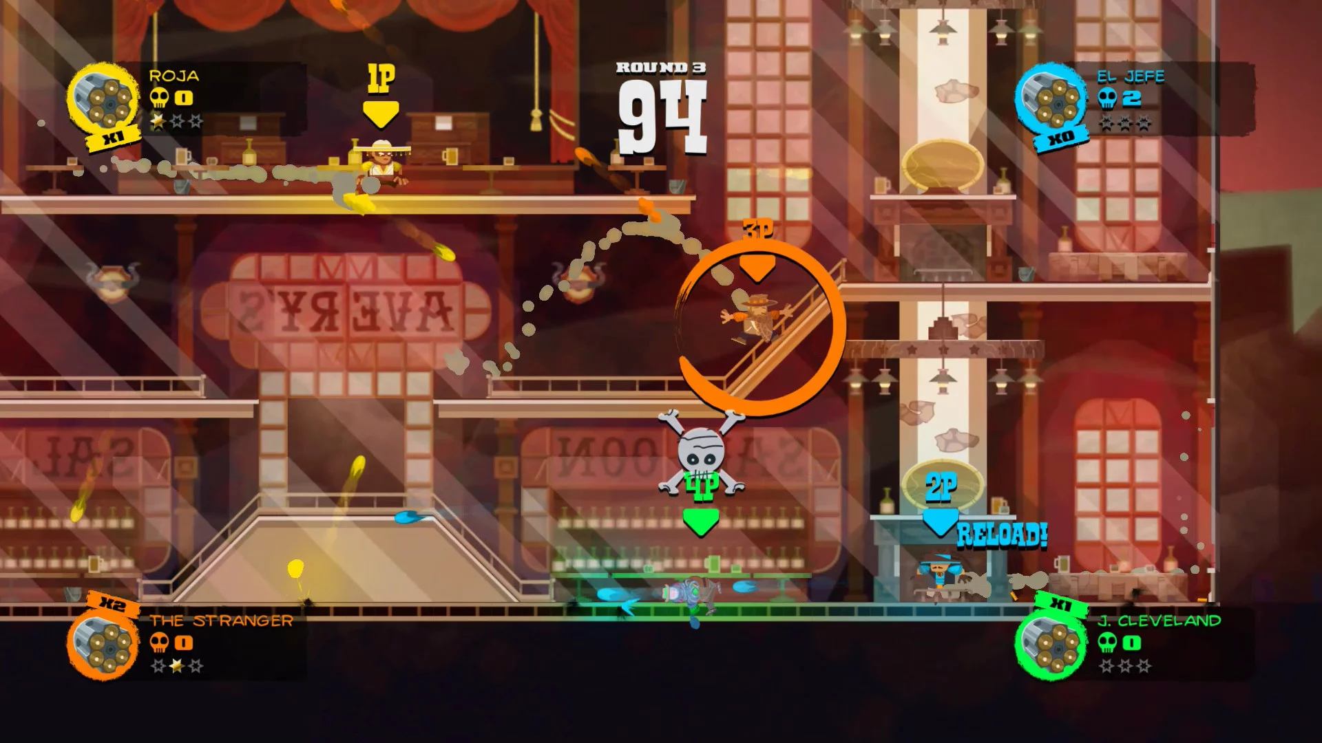 Изображение игры: Sombrero: Spaghetti Western Mayhem