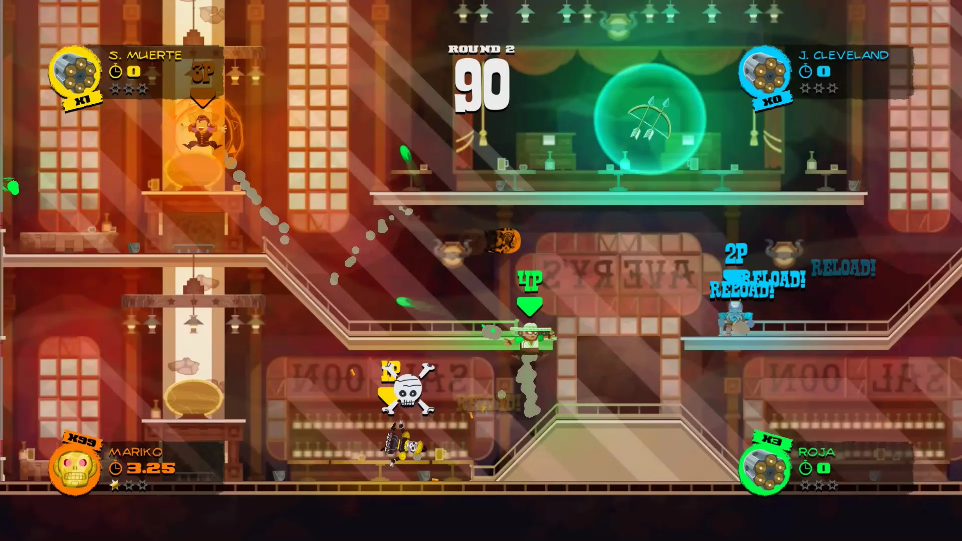 Изображение игры: Sombrero: Spaghetti Western Mayhem
