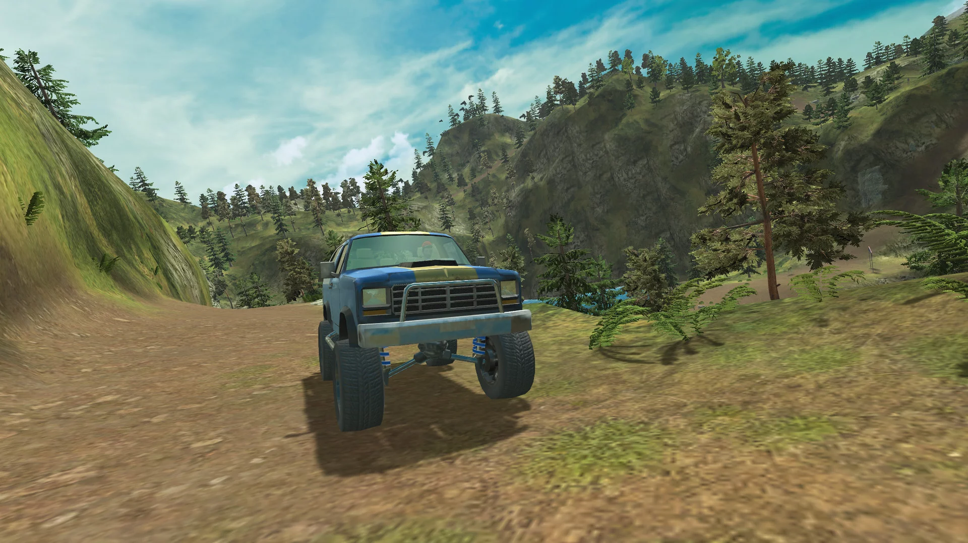 Изображение игры: 4x4 Road Race