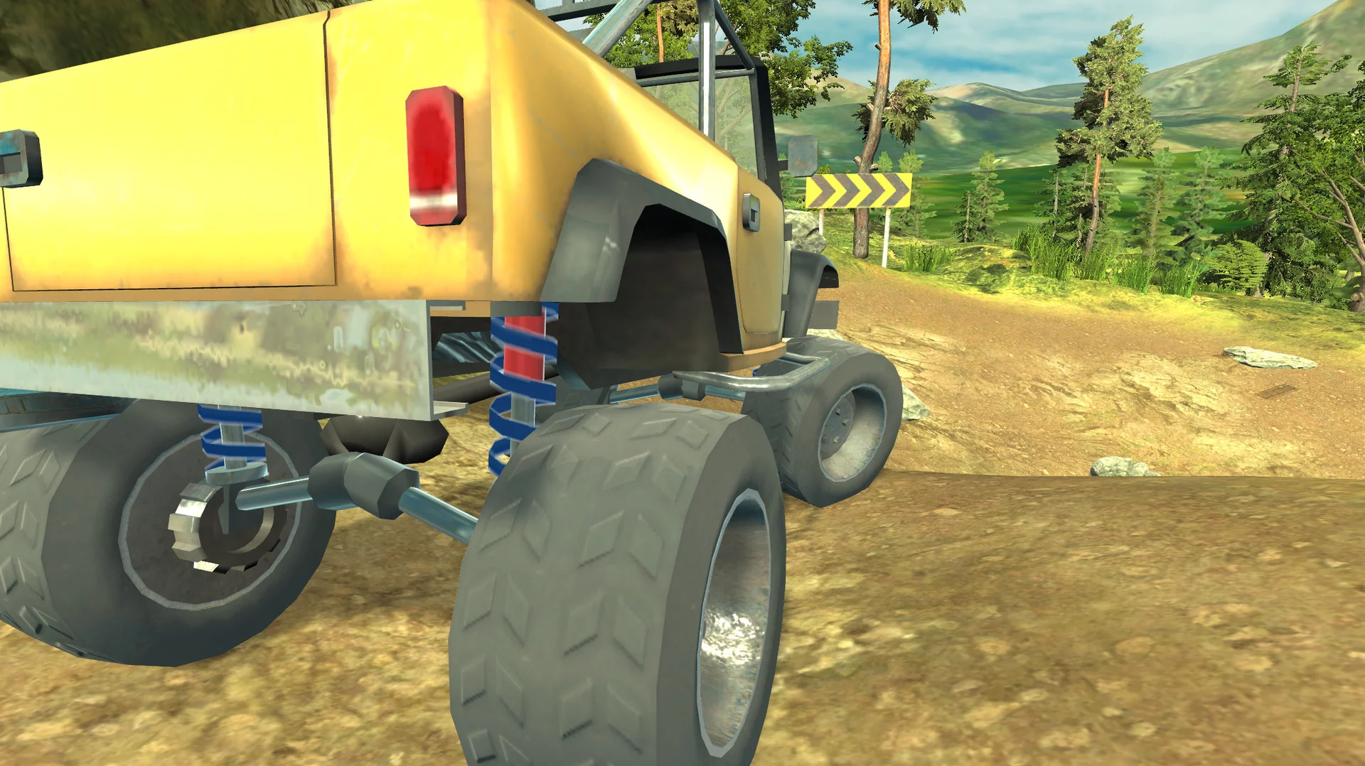 Изображение игры: 4x4 Road Race