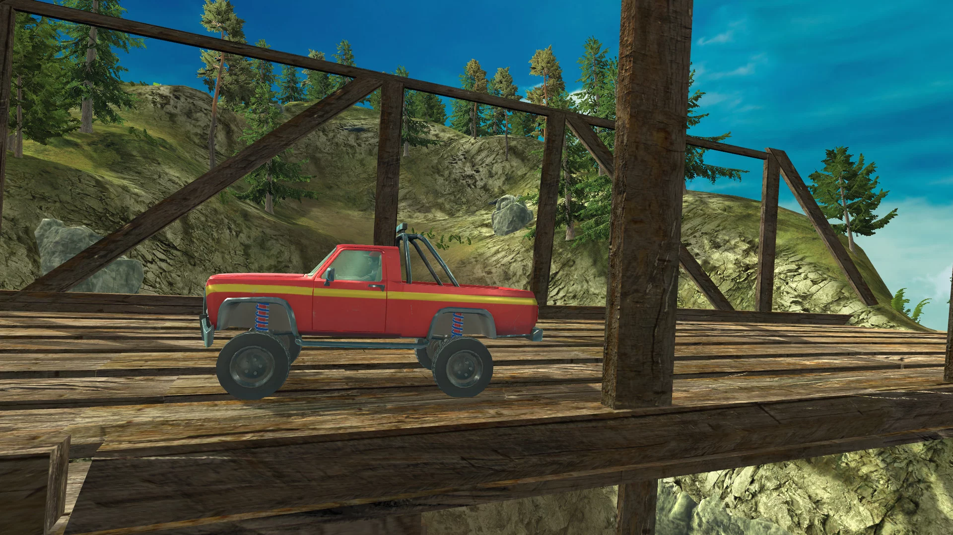 Изображение игры: 4x4 Road Race