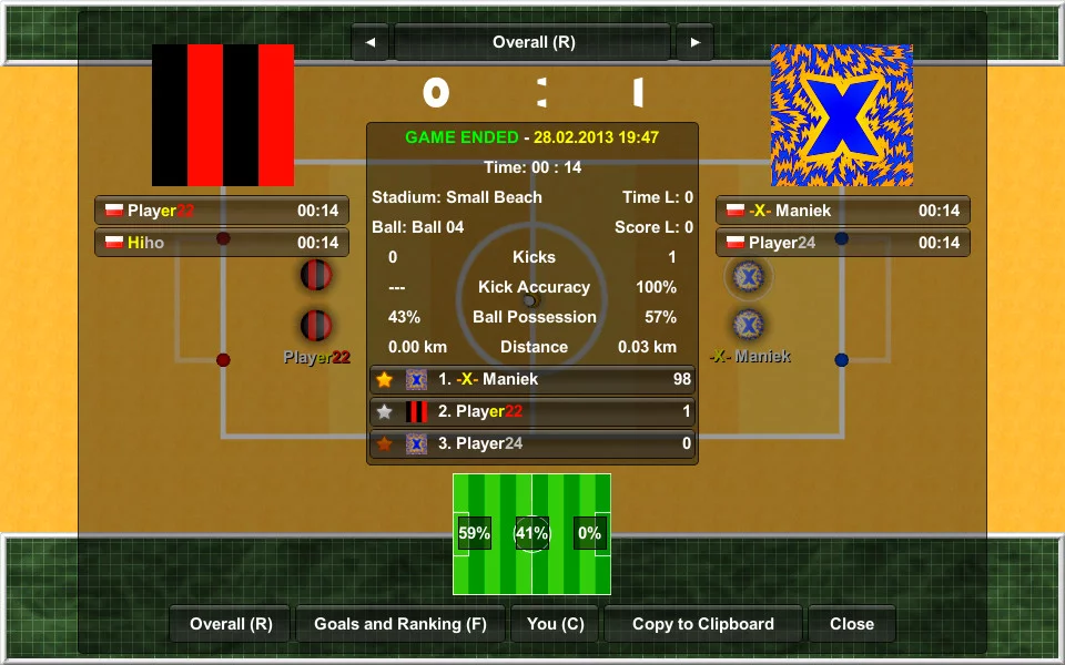 Изображение игры: Ball 2D: Crazy Soccer