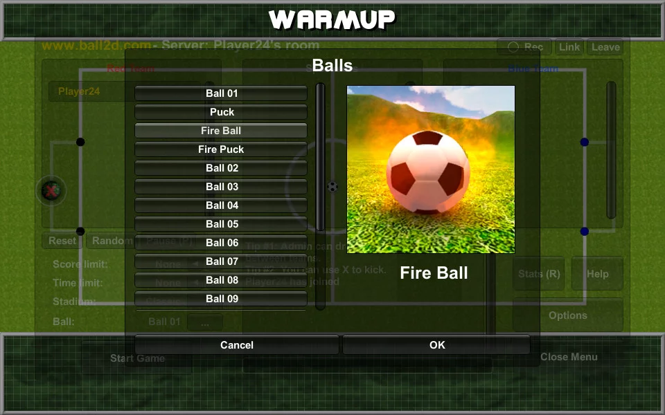 Изображение игры: Ball 2D: Crazy Soccer