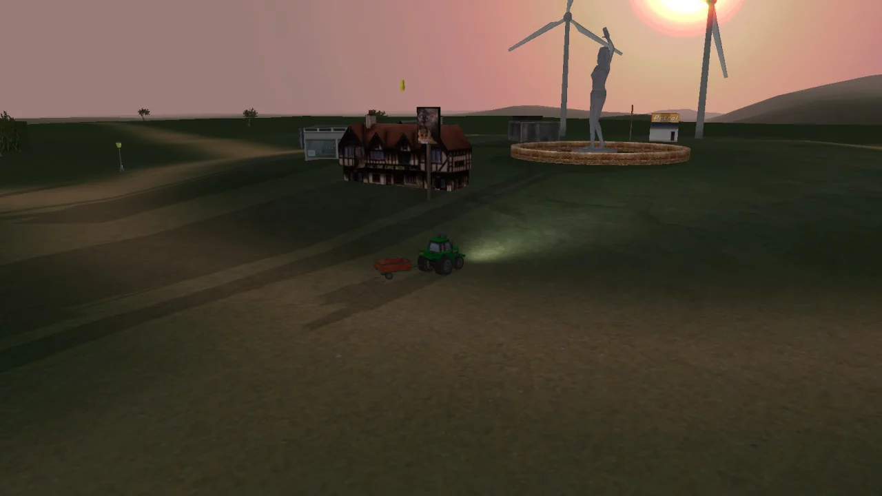 Изображение игры: A tractor