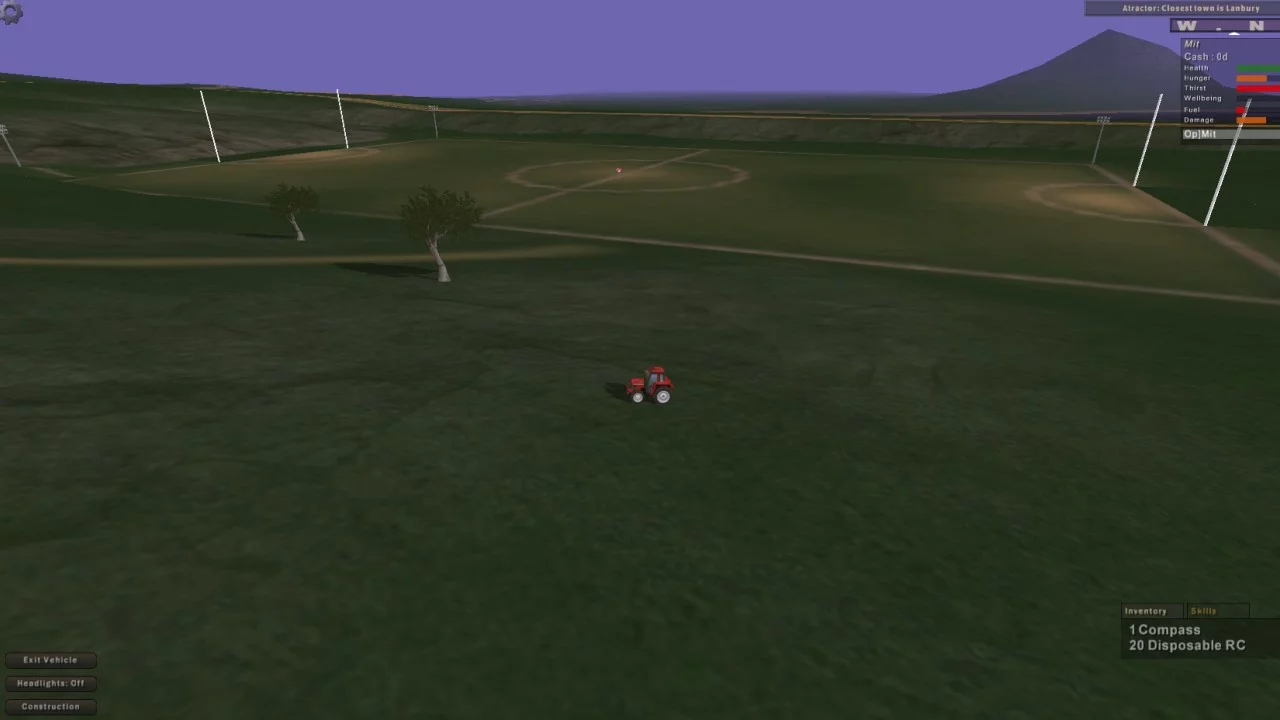 Изображение игры: A tractor