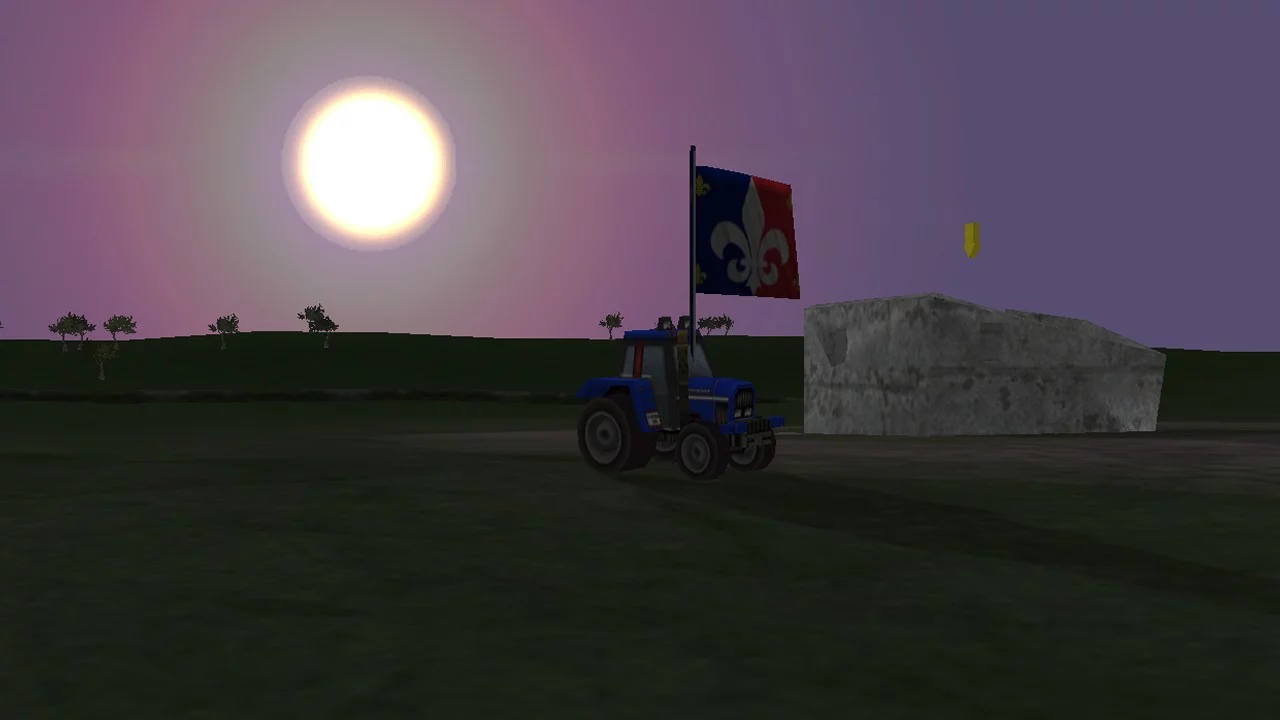 Изображение игры: A tractor