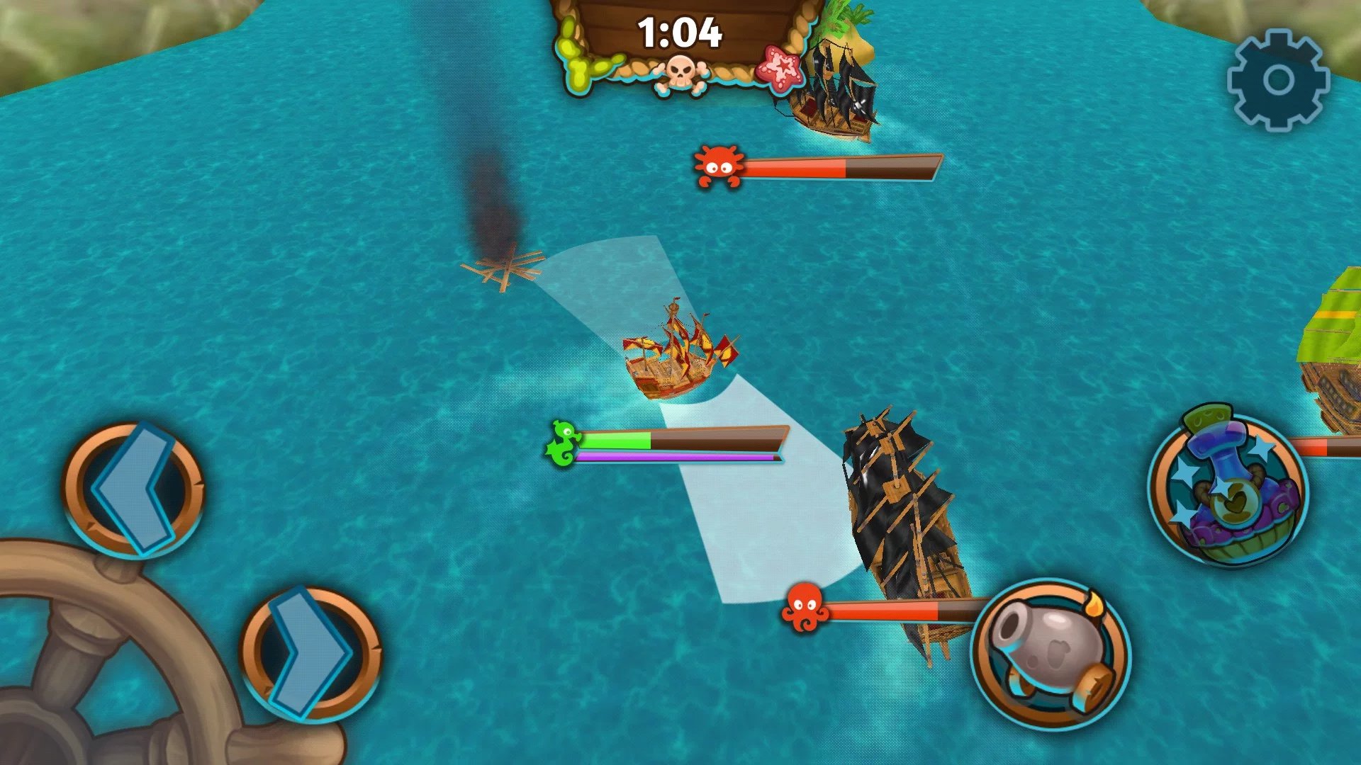 Изображение игры: League of Pirates