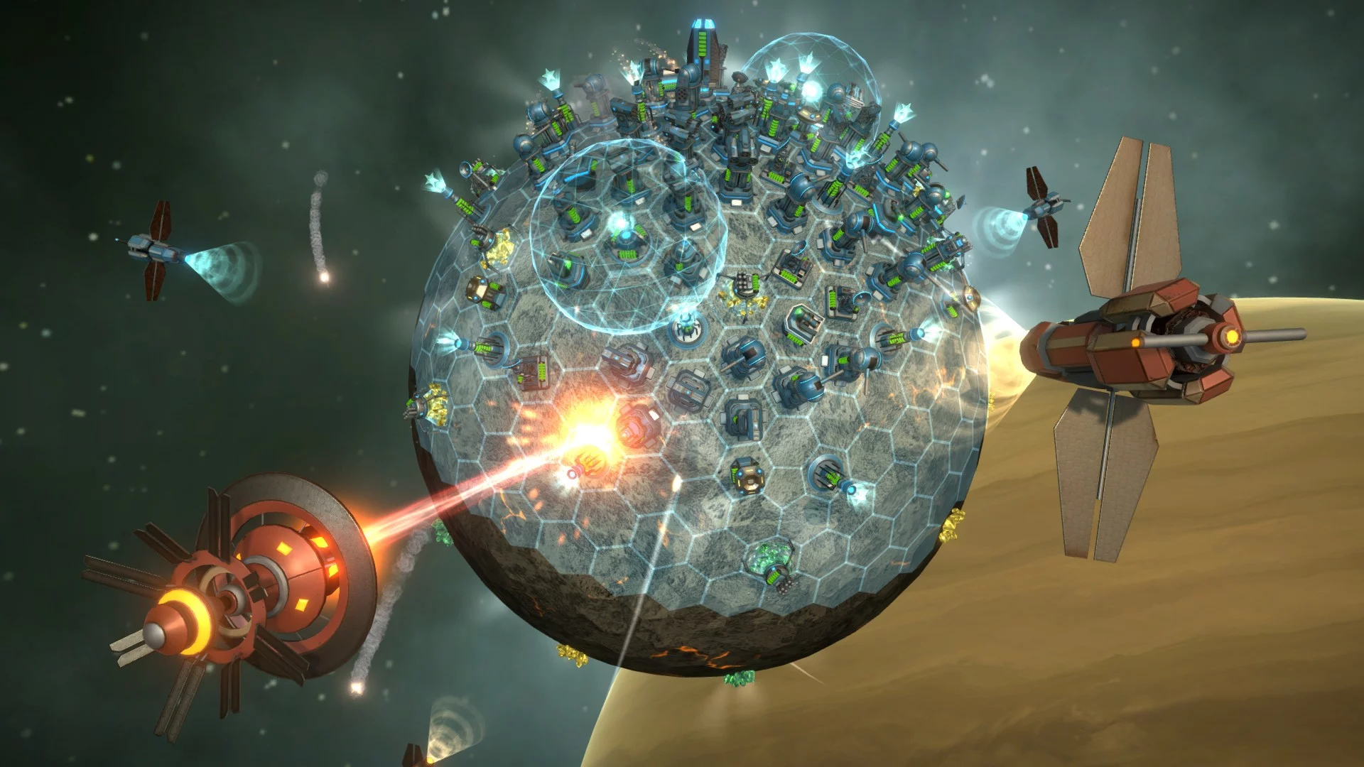 Изображение игры: Artillery Globe