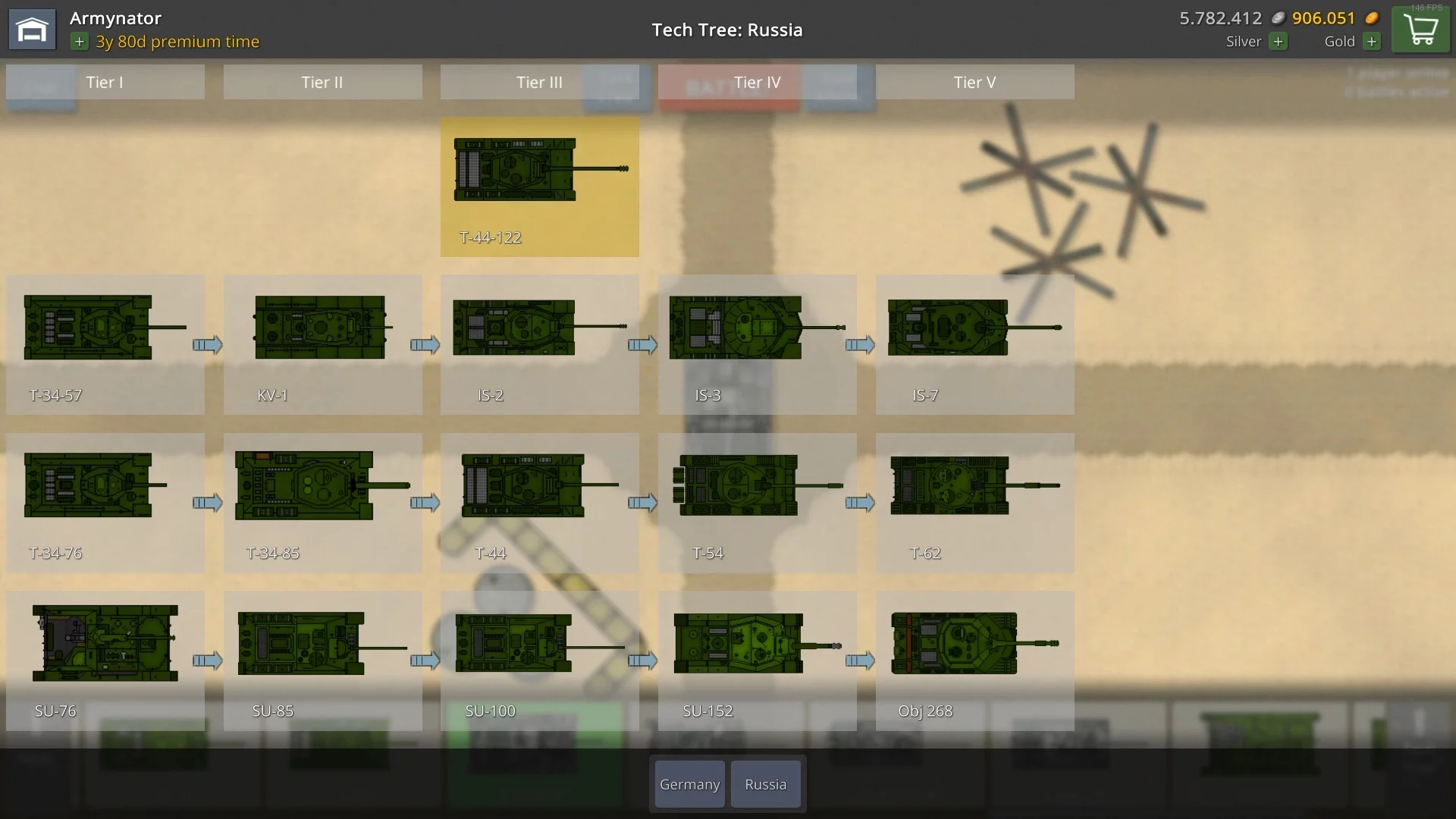 Изображение игры: Tanks2.DE