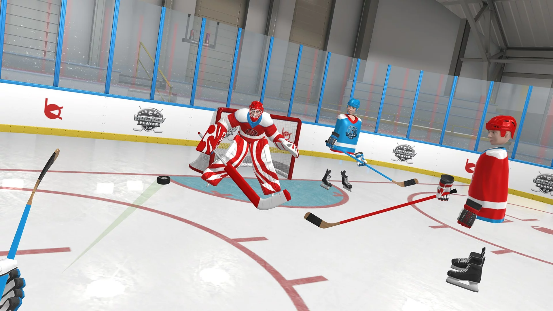 Изображение игры: Hockey Player VR