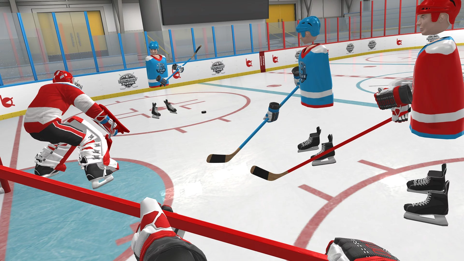 Изображение игры: Hockey Player VR