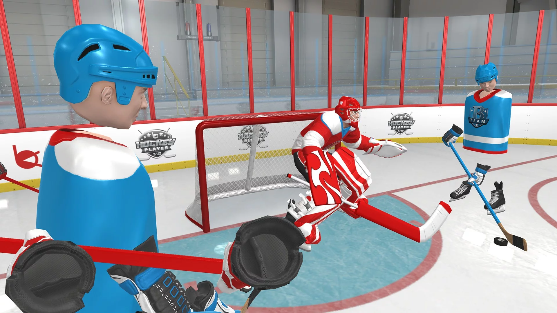 Изображение игры: Hockey Player VR