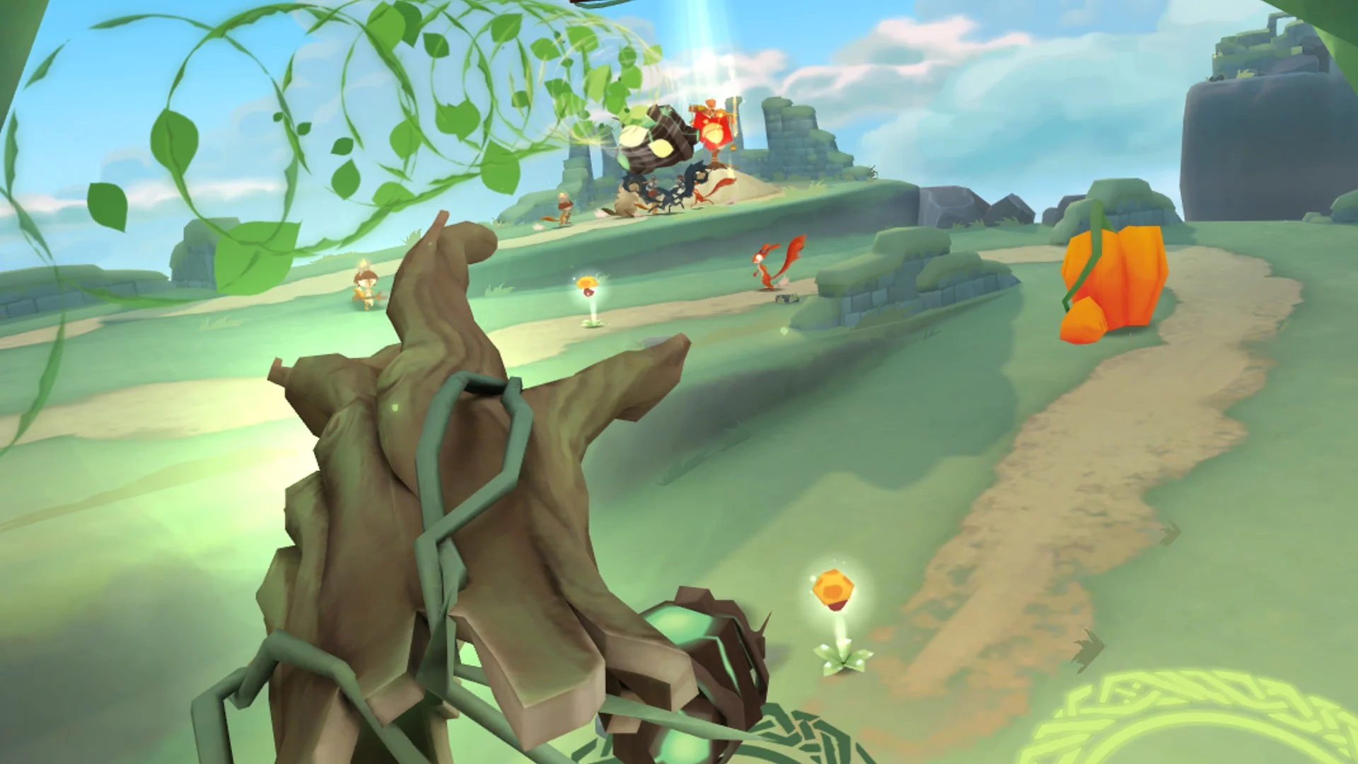 Изображение игры: Acron: Attack of the Squirrels!