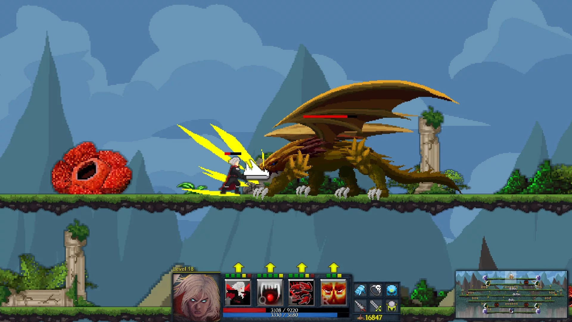 Изображение игры: GLADOM - the 2D moba in Pixel Art