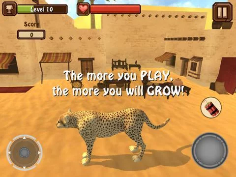 Изображение игры: Cheetah Revenge 3D Simulator