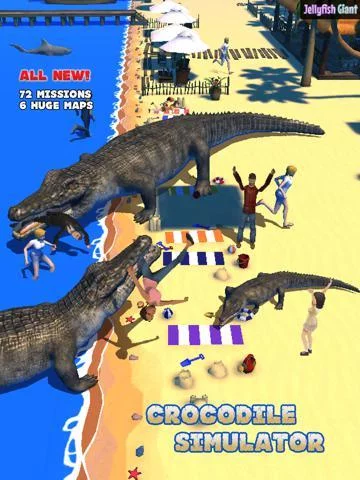 Изображение игры: Crocodile Simulator