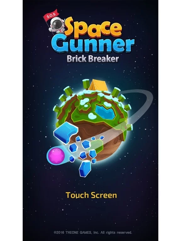 Изображение игры: Space Gunner: Brick Breaker