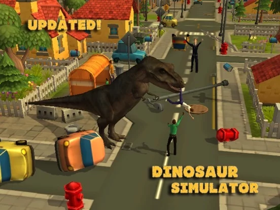 Изображение игры: Dinosaur Simulator 3D