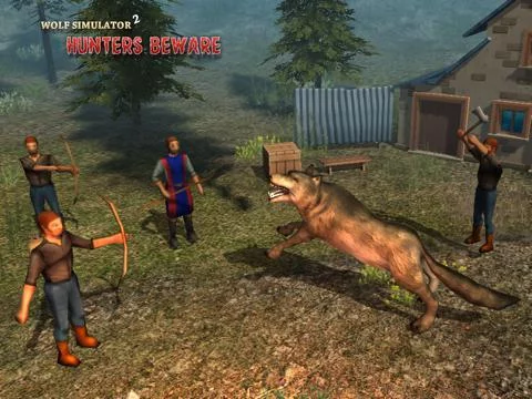 Изображение игры: Wolf Simulator 2: Hunters Beware